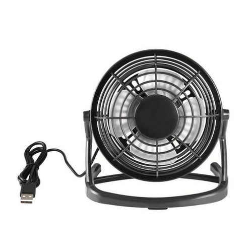 6 Inch Portable USB consumption small fan metal table fan 360° rotation mini fans desktop bass electric fandissipate heat Cooler Cooling Fan for students office workers for PC / Notebook Air cooled