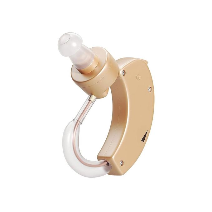 1Pcs  Hearing Aid Personal Hearing Amplifier For The Elderly Deaf Ear Sound Amplifier- Beige Hearing Enhancement Device Battery Powered