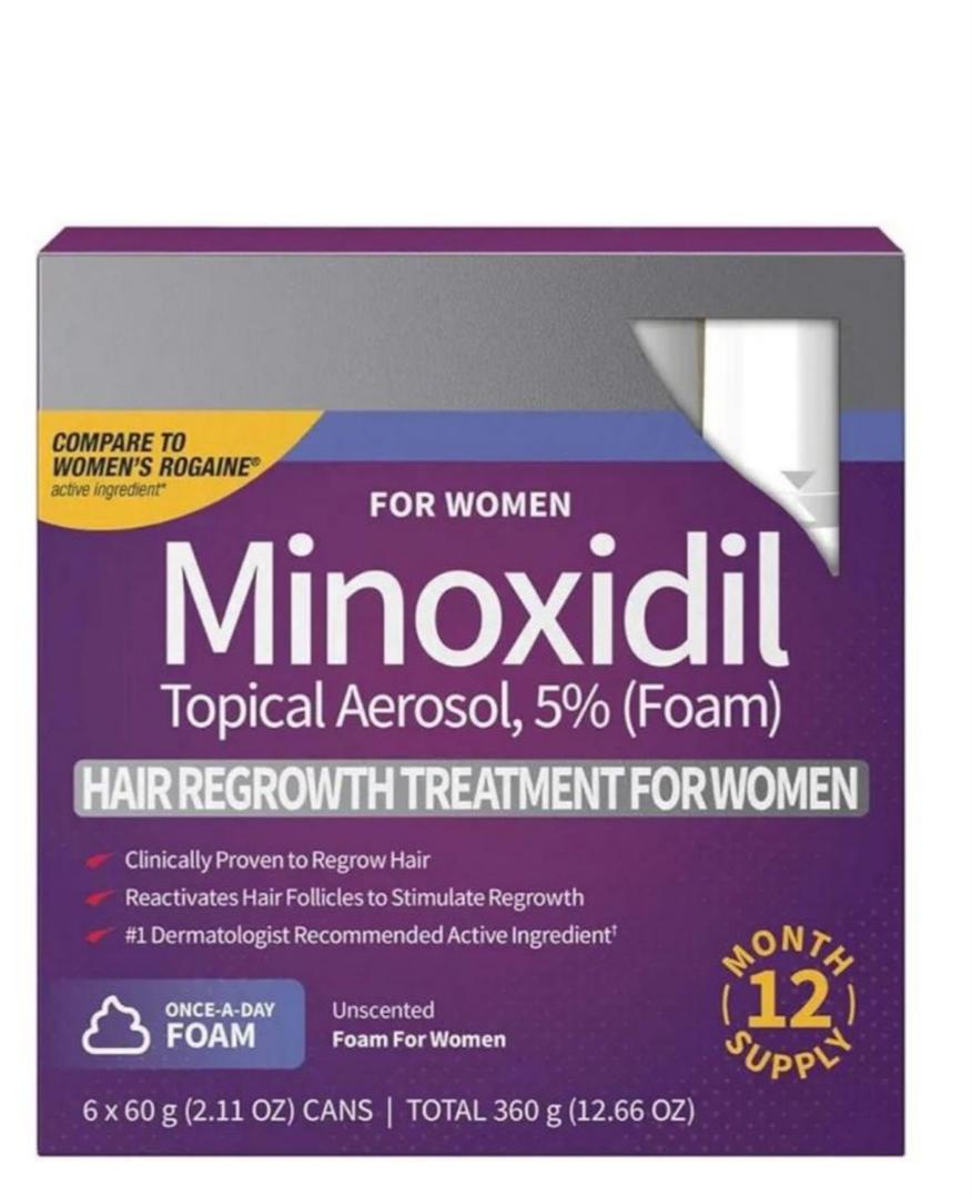 Kirkland Minoxidil KIRKLAND WOMENS Minoxidil 5% FOAM Hair Loss/Growth 2 Month Supply
