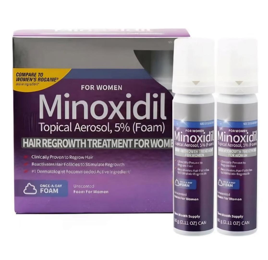 Kirkland Minoxidil KIRKLAND WOMENS Minoxidil 5% FOAM Hair Loss/Growth 2 Month Supply
