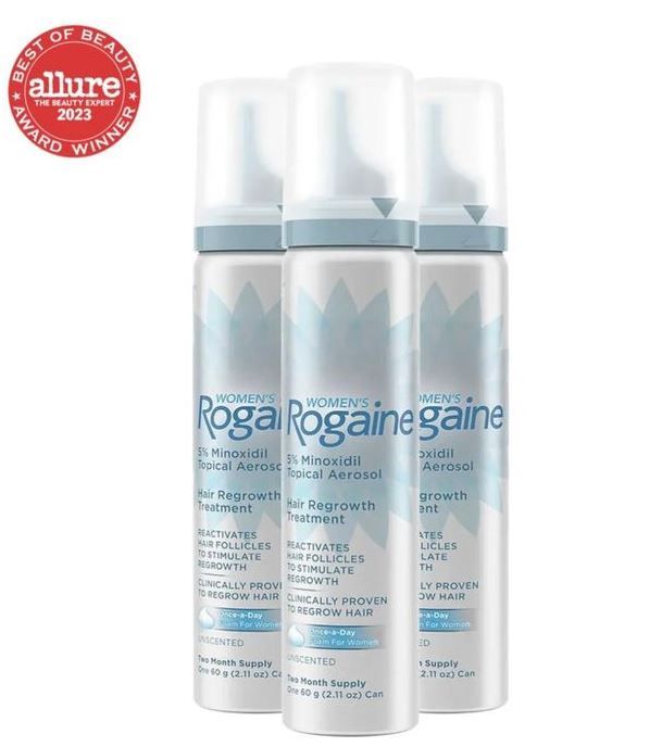 Men's Rogaine 5% Minoxidil Foam for Hair Regrowth, Topical Hair Loss Treatment to Regrow Fuller, Thicker Hair, Unscented
Original Men's Rogaine 5% Minoxidil Hair Regrowth Treatment Foam 1 month supply