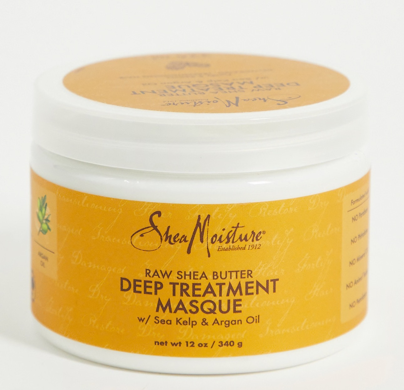 SheaMoisture Raw Shea Butter Deep Hair Treatment Mask silicone and sulphate free for dry, damaged or transitioning hair 340g