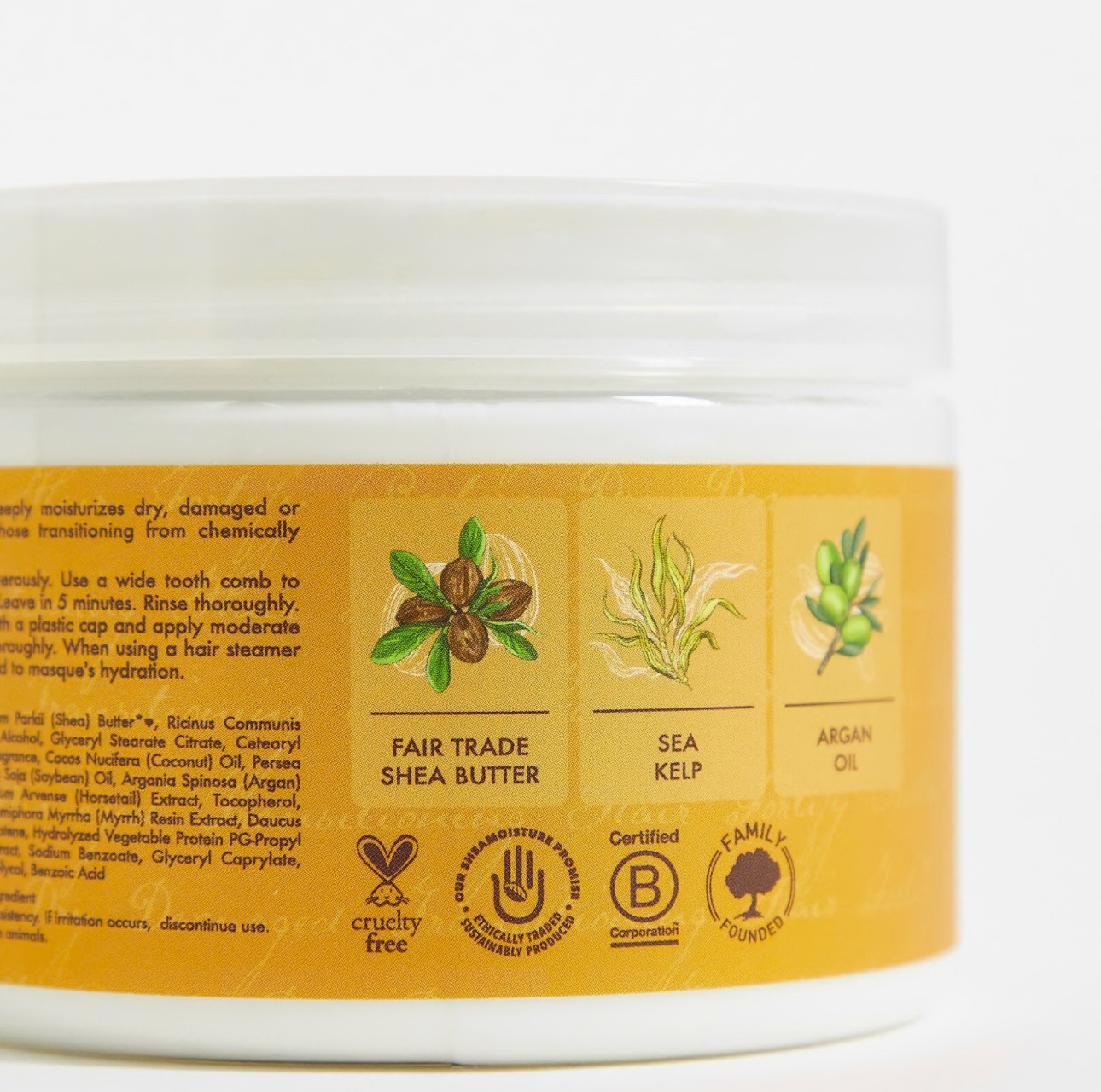 SheaMoisture Raw Shea Butter Deep Hair Treatment Mask silicone and sulphate free for dry, damaged or transitioning hair 340g