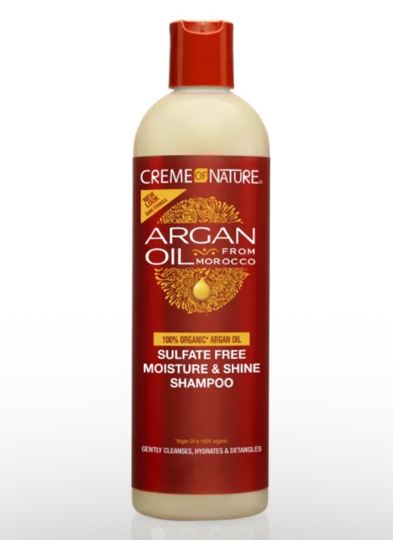 Creme of Nature Shampoo Moisture & Shine, Argan Oil from Morocco, Sulfate-Free 354ml