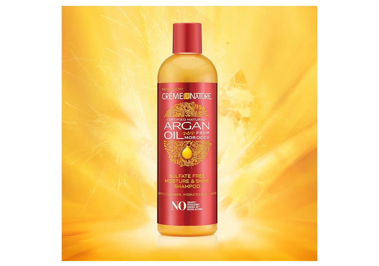 Creme of Nature Shampoo Moisture & Shine, Argan Oil from Morocco, Sulfate-Free 354ml