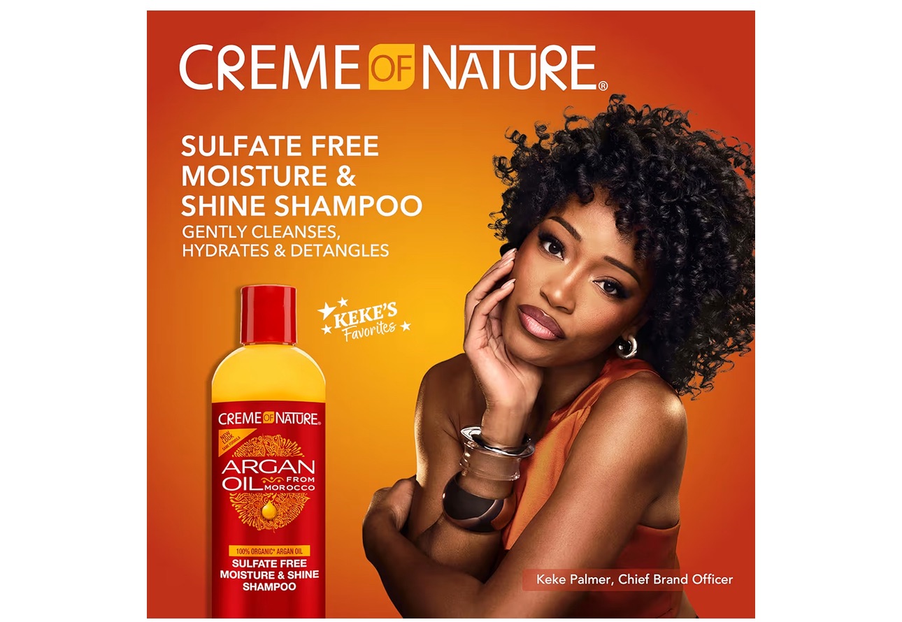 Creme of Nature Shampoo Moisture & Shine, Argan Oil from Morocco, Sulfate-Free 354ml