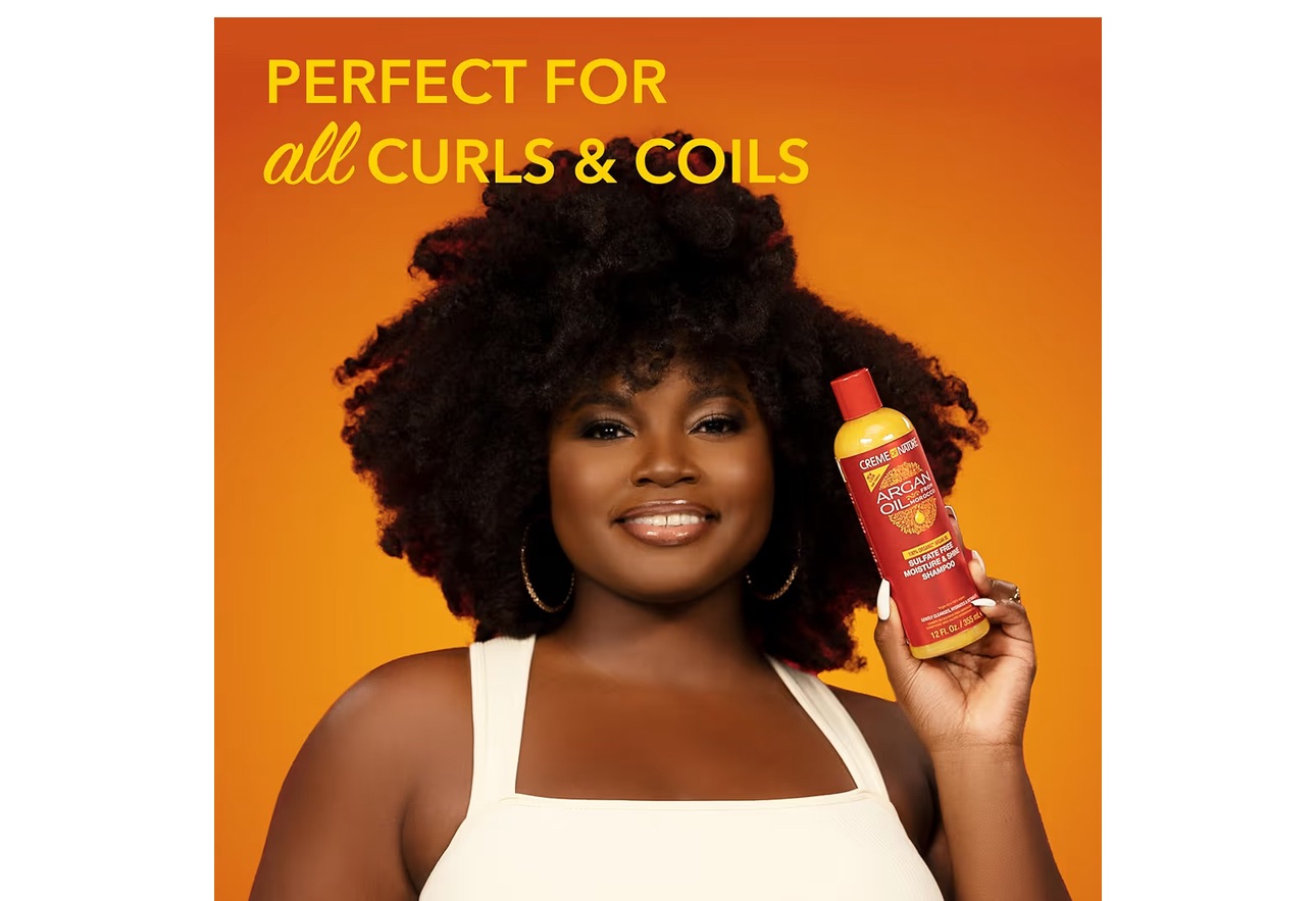 Creme of Nature Shampoo Moisture & Shine, Argan Oil from Morocco, Sulfate-Free 354ml