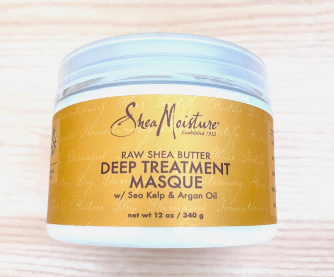 Shea Moisture Raw Shea butter deep treatment masque - 340g
Shea Moisture Raw Shea butter deep treatment masque - 340g