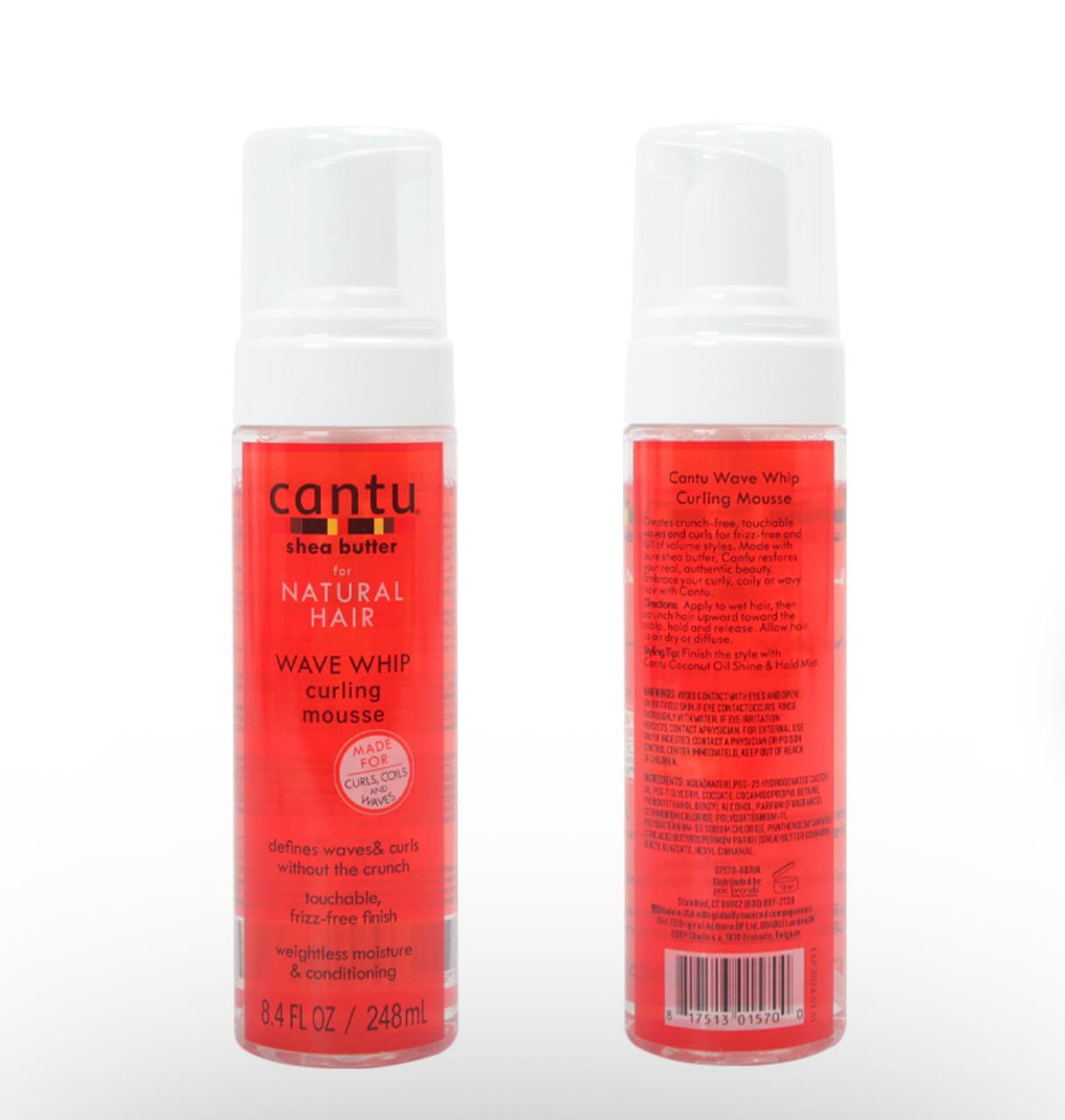 Cantu Whip curling mousse for natural curls waves and coils wrap/set mousse - 248ml
Cantu Whip curling mousse for natural curls waves and coils wrap/set mousse - 248ml