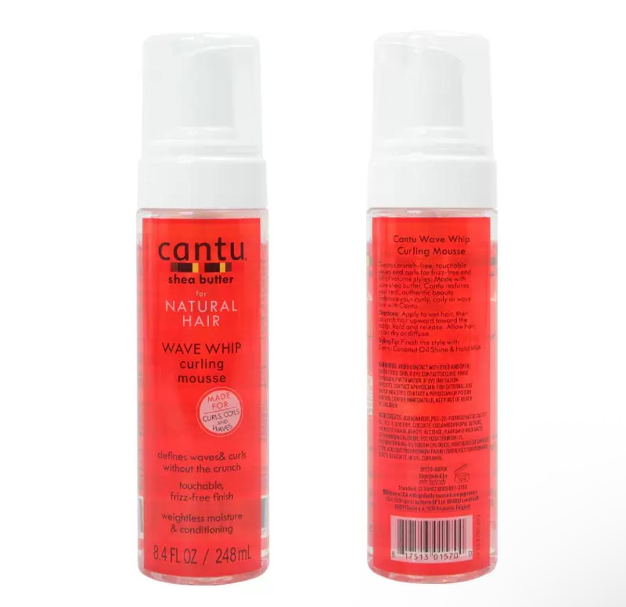 Cantu Whip curling mousse for natural curls waves and coils wrap/set mousse - 248ml
Cantu Whip curling mousse for natural curls waves and coils wrap/set mousse - 248ml