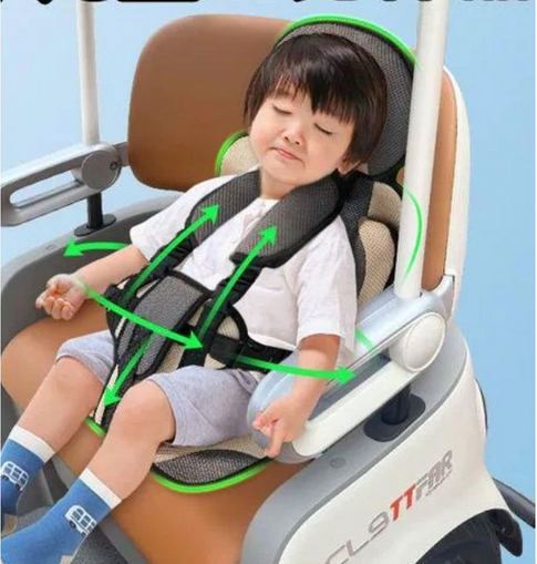 4-in-1 Convertible Baby Car Seat Belt, Easy-Belt Portable Infant Car Seat - Everyday Childrens safety car seat cusion -lack and grey, Lightweight, Compact, Portable Car Seat - Perfect for Travel
