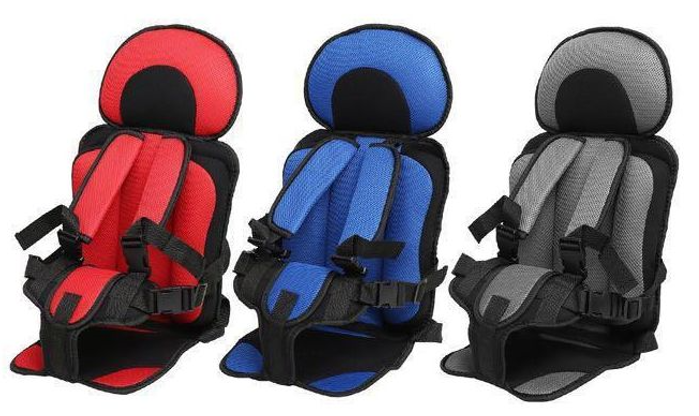 4-in-1 Convertible Baby Car Seat Belt, Easy-Belt Portable Infant Car Seat - Everyday Childrens safety car seat cusion -lack and grey, Lightweight, Compact, Portable Car Seat - Perfect for Travel