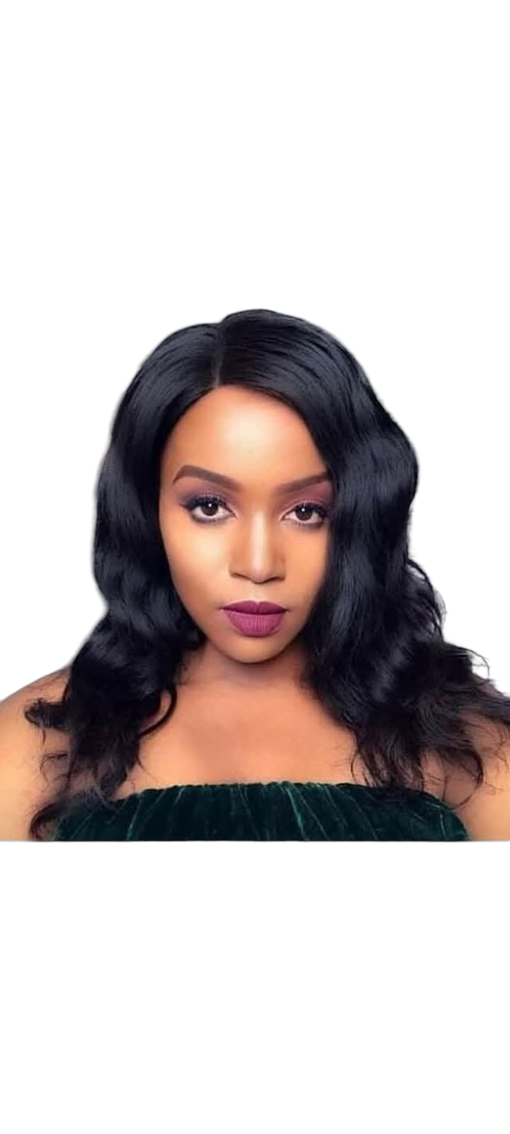Semi human closure wig