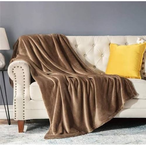 Plain fleece blanket