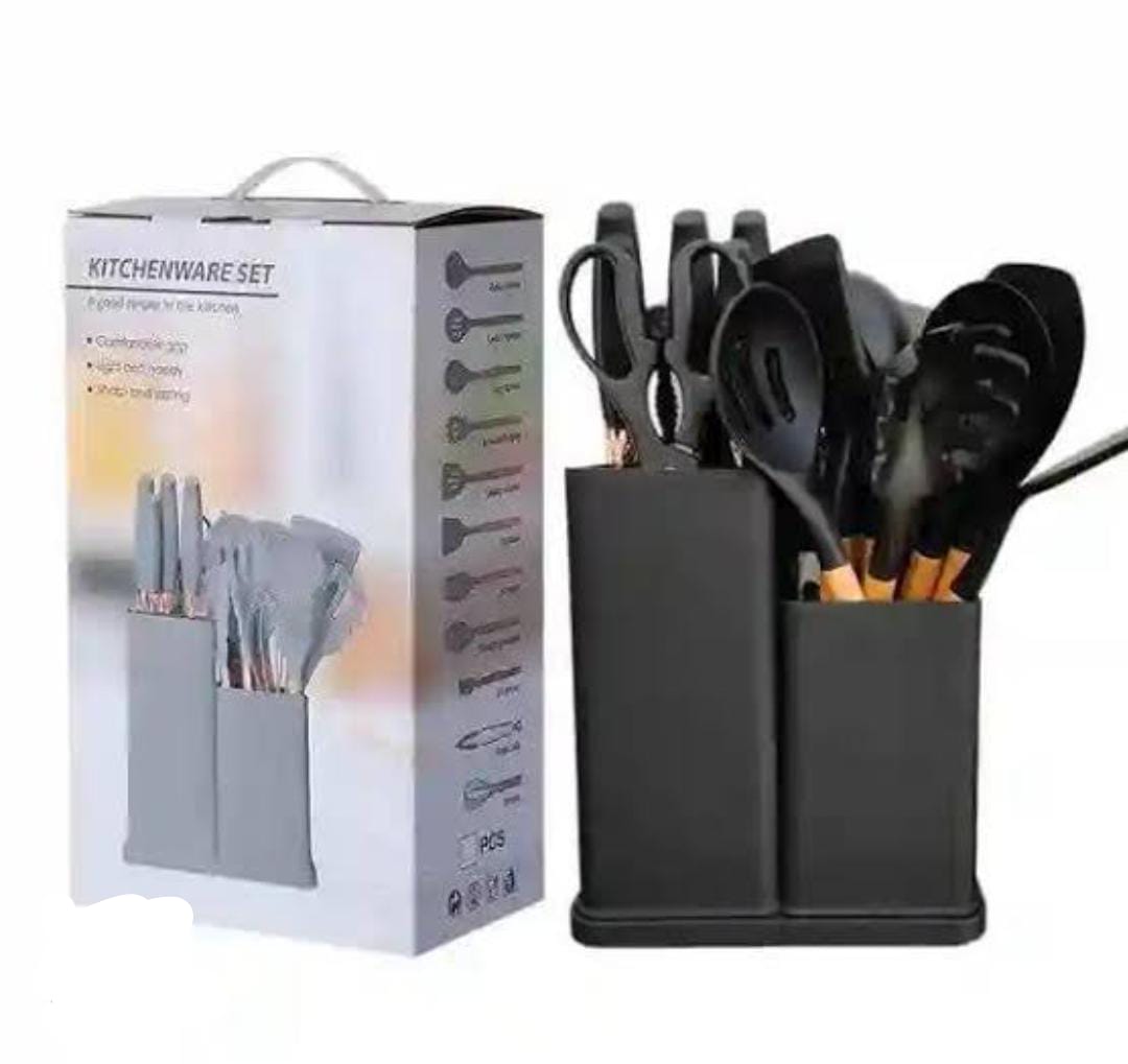 19 pc silicone spoon