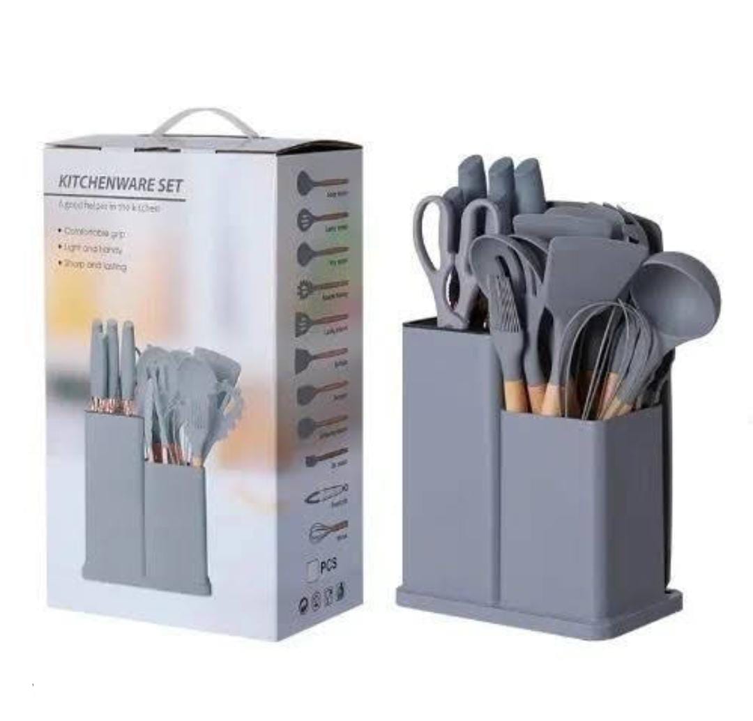 19 pc silicone spoon