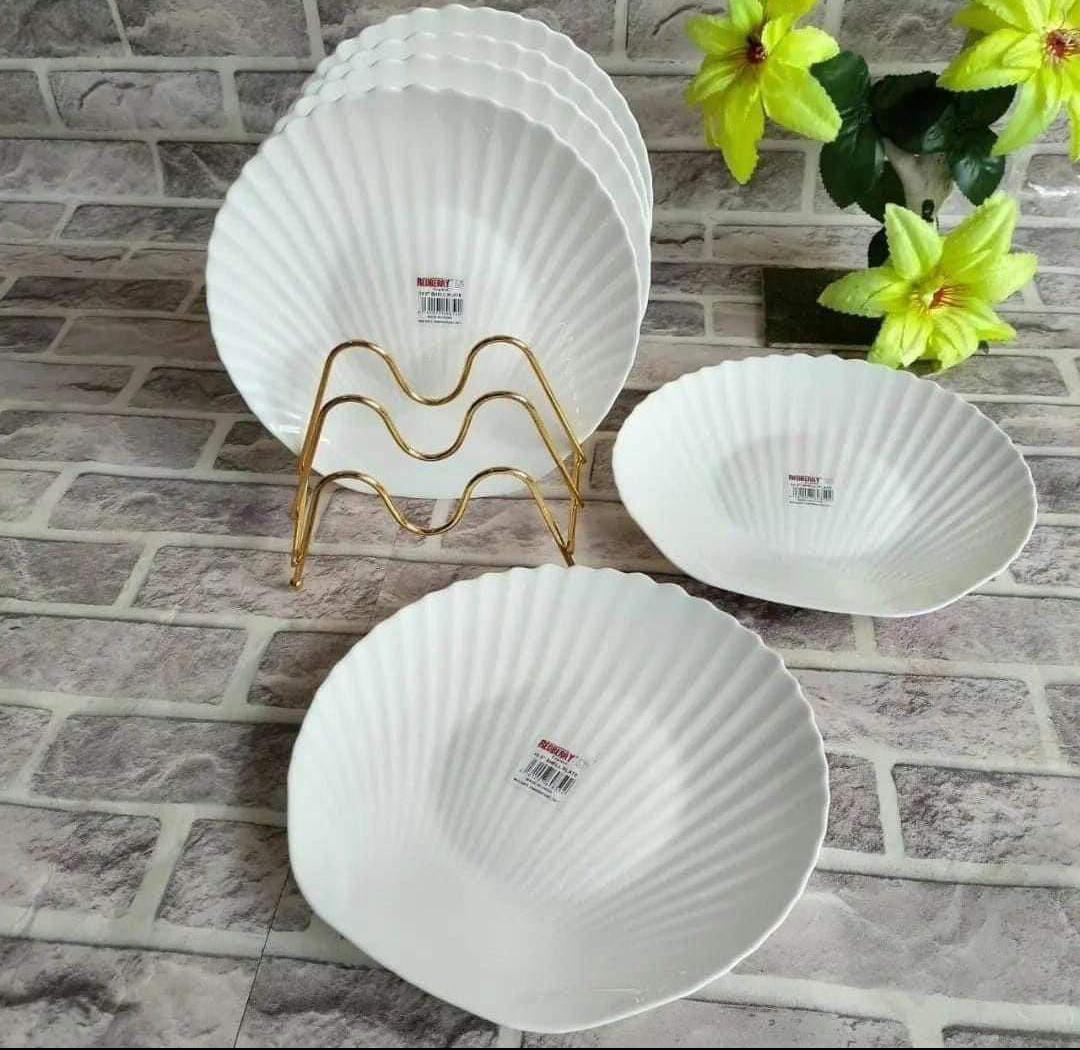 6 pc shell.plates