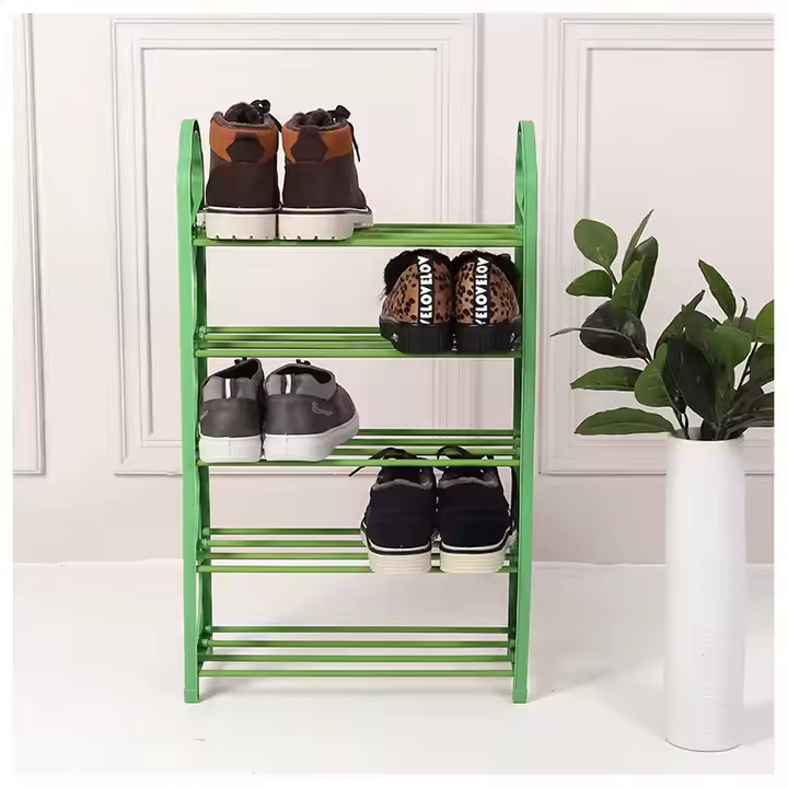 Shoe Rack 5 Tiers Organizer Home Furniture Single Living Room Furniture Plastic