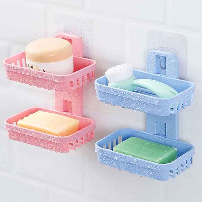 Bathroom Soap Box Bathroom Shower Soap Box Dish Storage Plate Tray Holder Case Soap Holder Kitchen Bathroom Tray Accessories Soapbox