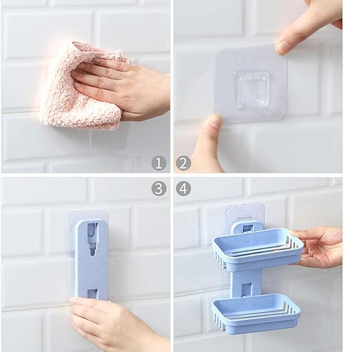 Bathroom Soap Box Bathroom Shower Soap Box Dish Storage Plate Tray Holder Case Soap Holder Kitchen Bathroom Tray Accessories Soapbox