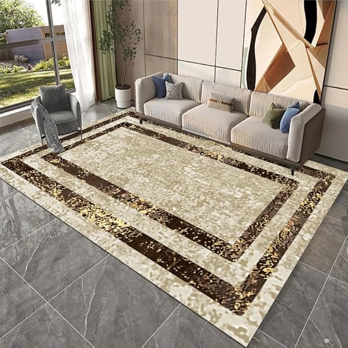 Hommybrand 5 by 8 Area Rug for Living Room, Ultra Soft Fluffy Rugs for Bedroom, Non-Slip Furry Large Rug for Teen Girls and Boys,Nursery Kids Room Dorm Home Decor, High Pile Plush Floor Carpet