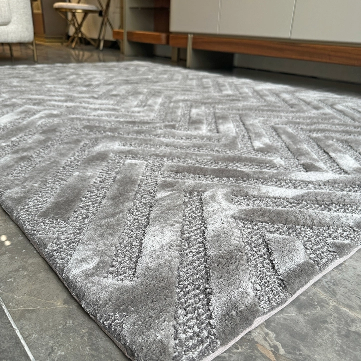 Hommybrand 7 by 10 Paris American Rug for Living Room Bedroom Kitchen Carpet Elegant Durable Non-Shedding Area Rug