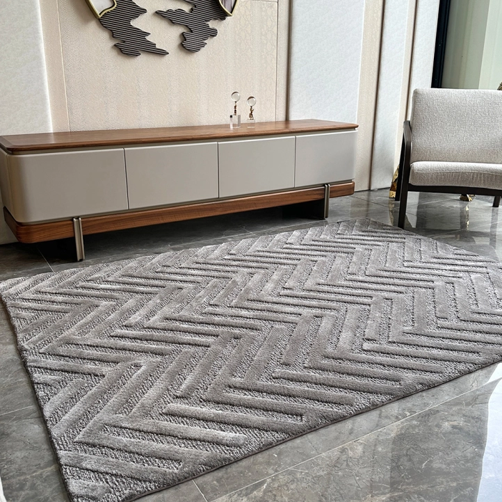 Hommybrand 7 by 10 Paris American Rug for Living Room Bedroom Kitchen Carpet Elegant Durable Non-Shedding Area Rug