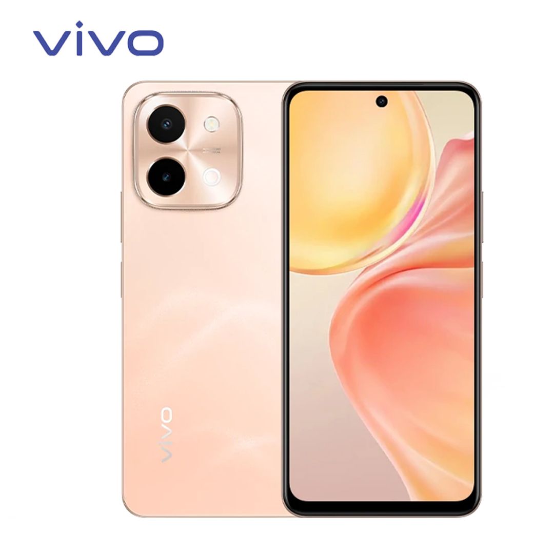 Brand New, Smart Phone,Vivo Y28 - 6.64" - 8+8GB RAM + 256 GB (Dual SIM) 6000mAh -Gleaming Orange
