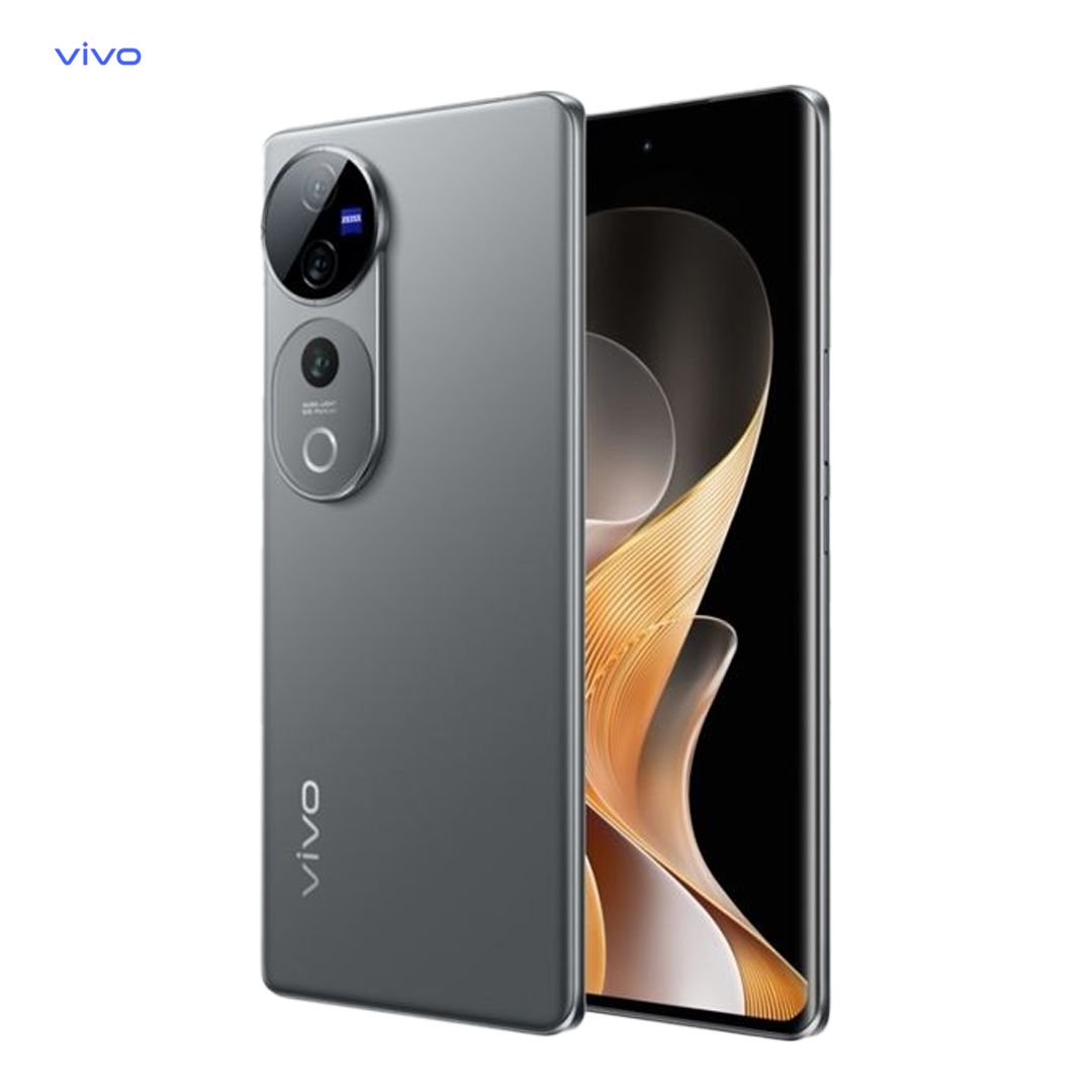 [Exclusive Discount]  Brand New Smart Phone,vivo V40 5G - 6.78" - 12RAM + 256GB (Dual SIM) Zeiss optics, Battery 5500mA Fast charging 80W, Fingerprint Sensors 2YRS WRTYh- Silver