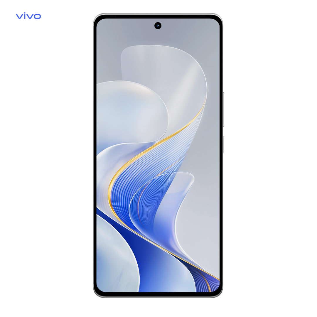 [Official]  Brand New Smart Phone,vivo V40 - 6.78" - 12RAM + 256GB (Dual SIM) Zeiss optics Battery 5500mAh Fast charging 80W, Fingerprint Sensorsh- Silver -2YRS WRNTY