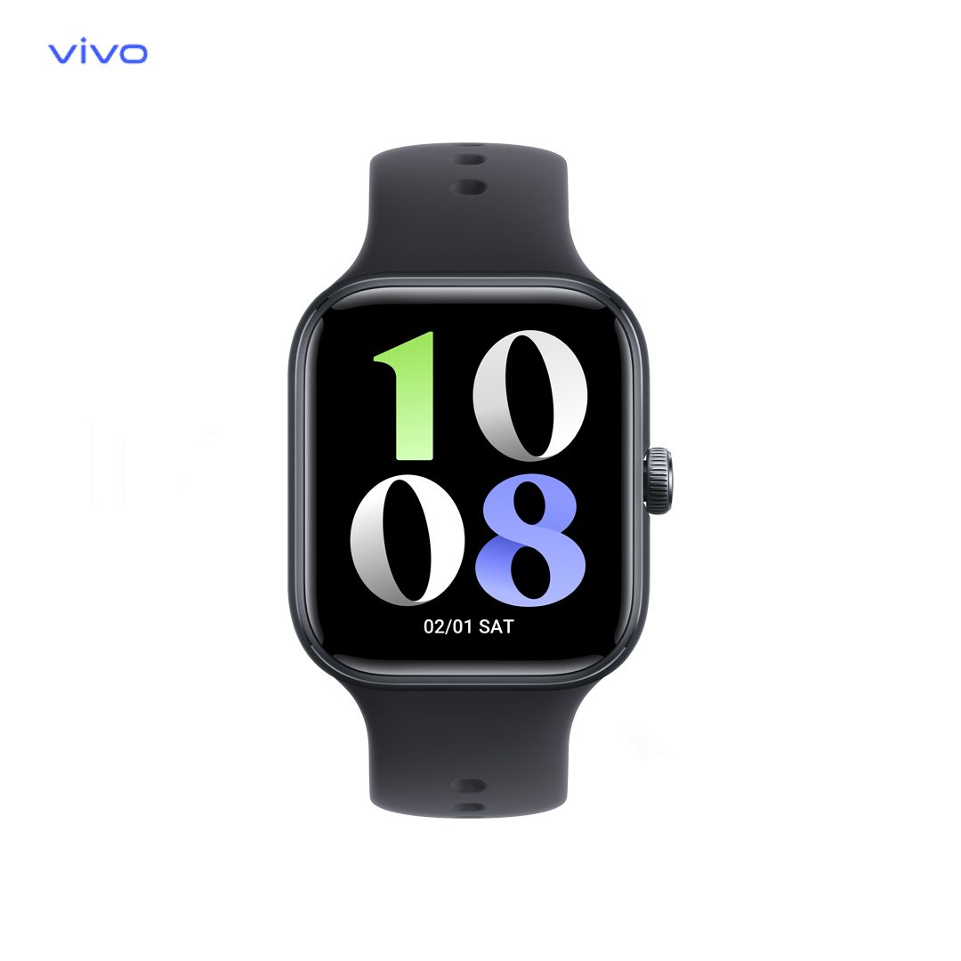 New Arrival vivo Smart Watch GT  known for its fitness-oriented features, health tracking capabilities, and long battery life. Stylish Design,Water Resistance and all Smart Features.