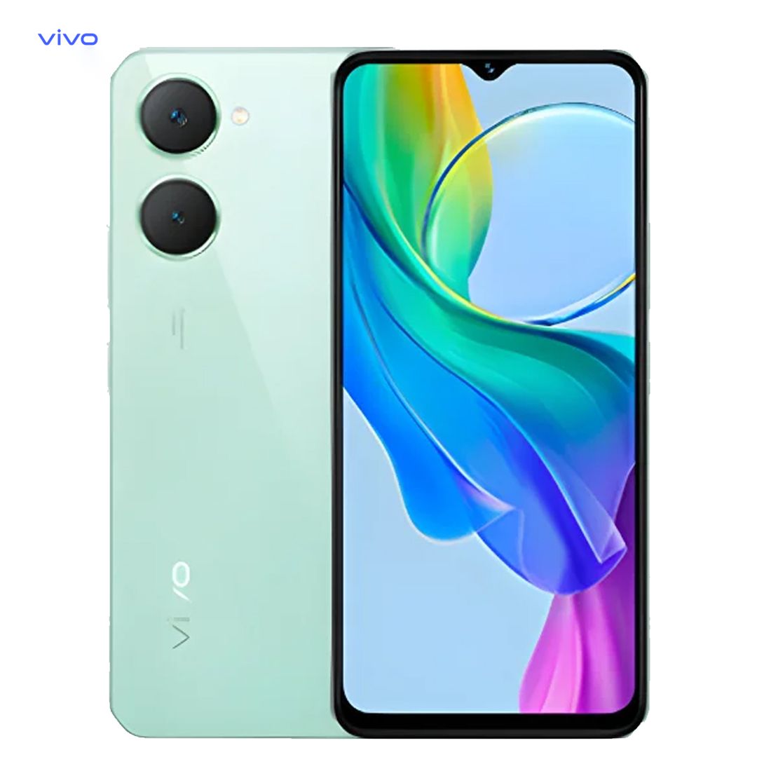 [Exclusive Discount] New Year Promotion Brand New Smart Phone vivo Y03 - 6.56'' - 4GB RAM + 64GB ROM - Dual SIM -	Android 14 Battery 5000mAh -  IP54 dust protected and water resistGem Green  2YRs WRTY