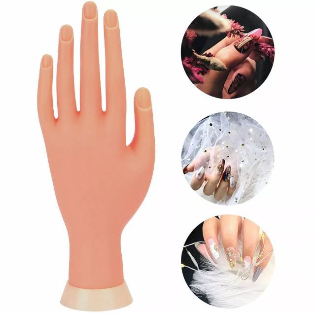 Hand training dummy cosmetology nail practice mannequin hand doll bracelets/rings/jewelry display stand