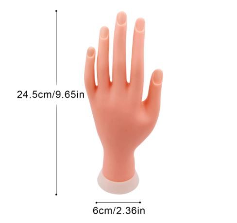 Hand training dummy cosmetology nail practice mannequin hand doll bracelets/rings/jewelry display stand