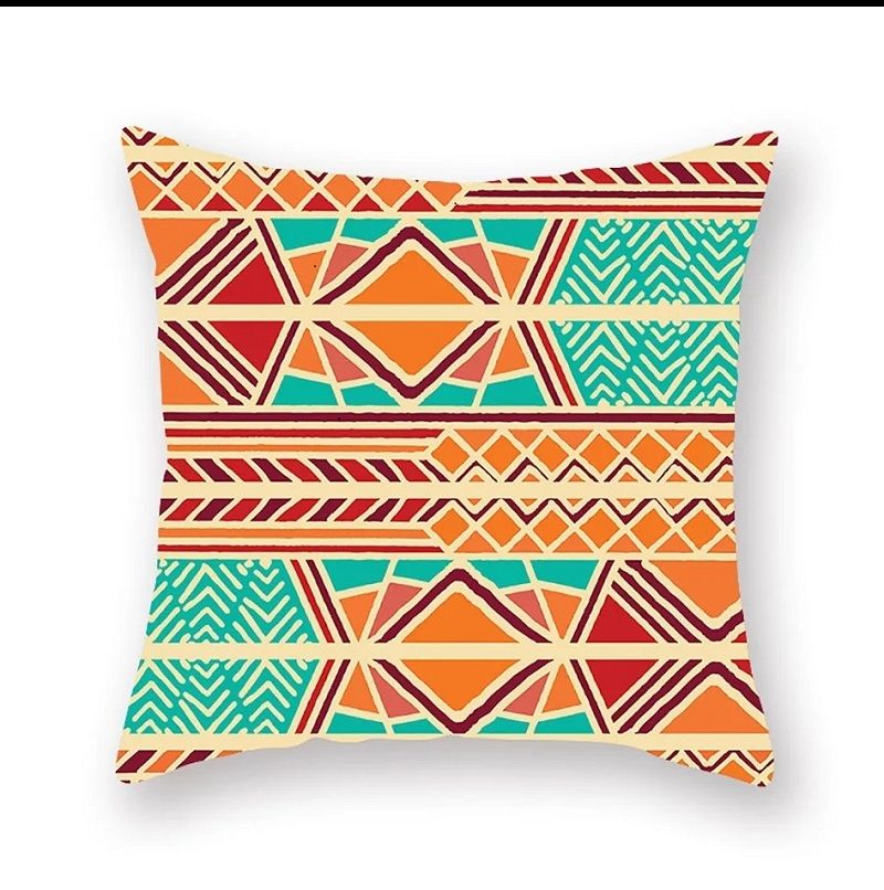 4pcs soft African print Throw Pillow Covers Ethnic animals african woman Decorative Pillow Covers Home Decor Cushion Cover for Couch Sofa Living Room Outdoor Car
