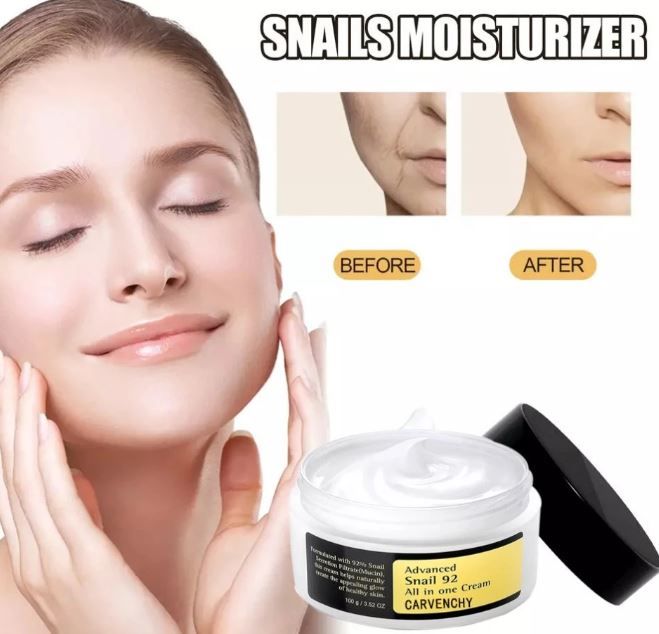 Cosrx Snail Mucin 92% Repair Cream, Daily Face Gel Moisturizer for Dry Skin, Acne-prone, Sensitive Skin snail repairing cream