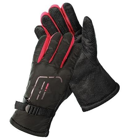 Warm Riding & Protective Gloves rider (Fur/Fleece Inside) Warm Hand Riding Cycling, Biker, sporting gloves ,Motorcycle Outdoor Anti-Slip Gloves Windproof Thermal Soft gloves