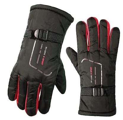 Warm Riding & Protective Gloves rider (Fur/Fleece Inside) Warm Hand Riding Cycling, Biker, sporting gloves ,Motorcycle Outdoor Anti-Slip Gloves Windproof Thermal Soft gloves