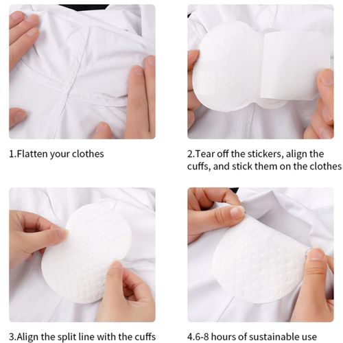 9 pieces of Underarm Disposable Sweat Pads Disposable Underarm sweat absorber Shields Pads