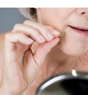 QUALITY gold  Stainless Steel Flat Tweezers for Hair and Eyebrows - Hair Plucker Eyebrow Tweezers Twizers Twizzers Pedicure Manicure Accessories ingrown hair beard removal