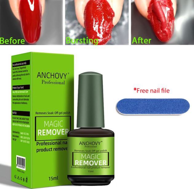 QUALITY! Gel Nail polish remover Safe Burst Magic Nail Remover Gel Remove Soak-Off Gel Polish, Peel Off In 2-5 Minutes, No Need for Foil, Soaking or Wrapping manicure pedicure  tools