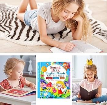 Interactive English learning sound book for babies and toddlers Electronic Learning Toy with 13 Educational Themes early education CBC books homeschooling children's books