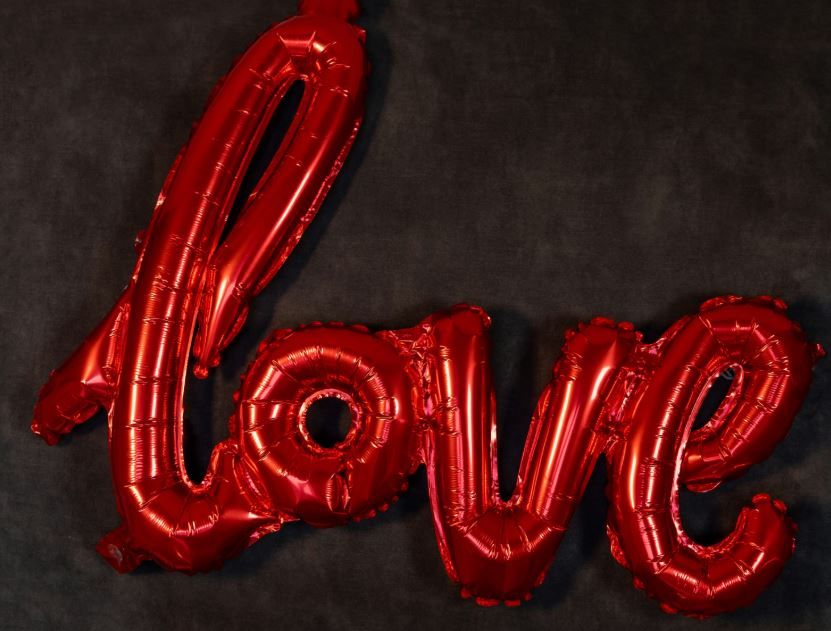 Valentine's Day  Red  Love Letter Foil Balloon Decorations for Bridal Shower Engagement Anniversary Wedding