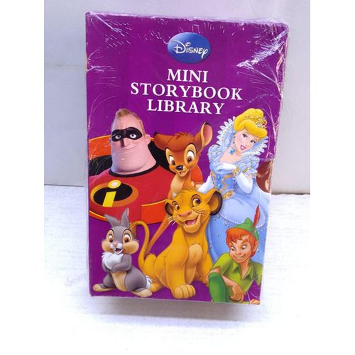 12pcs mini Disney storybooks early education storybooks including famous characters like Mr. Incredible, Bambi, Simba, Cinderella,Thumper and Peter Pan CBC grammar kids/children books