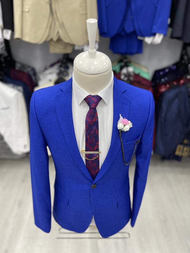 Fashion Men Blazers"Sophisticated Style: Premium Men's Blazers with Coordinated Shirts and Ties for the Modern Gentleman"