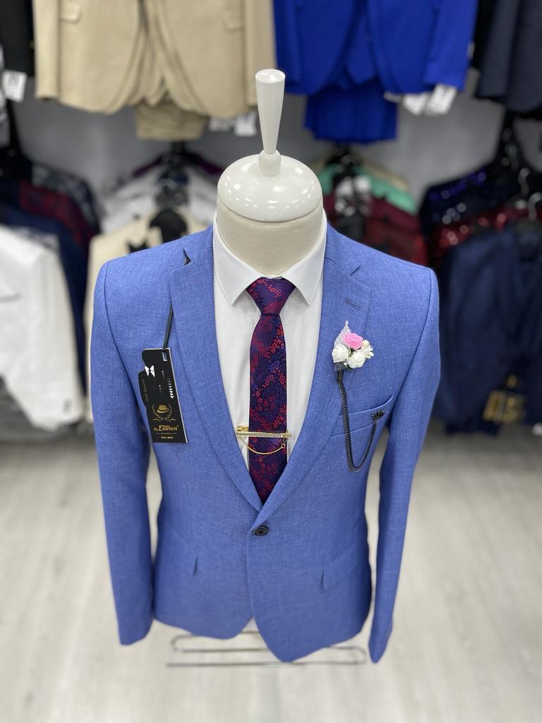 Fashion Men Blazers"Sophisticated Style: Premium Men's Blazers with Coordinated Shirts and Ties for the Modern Gentleman"