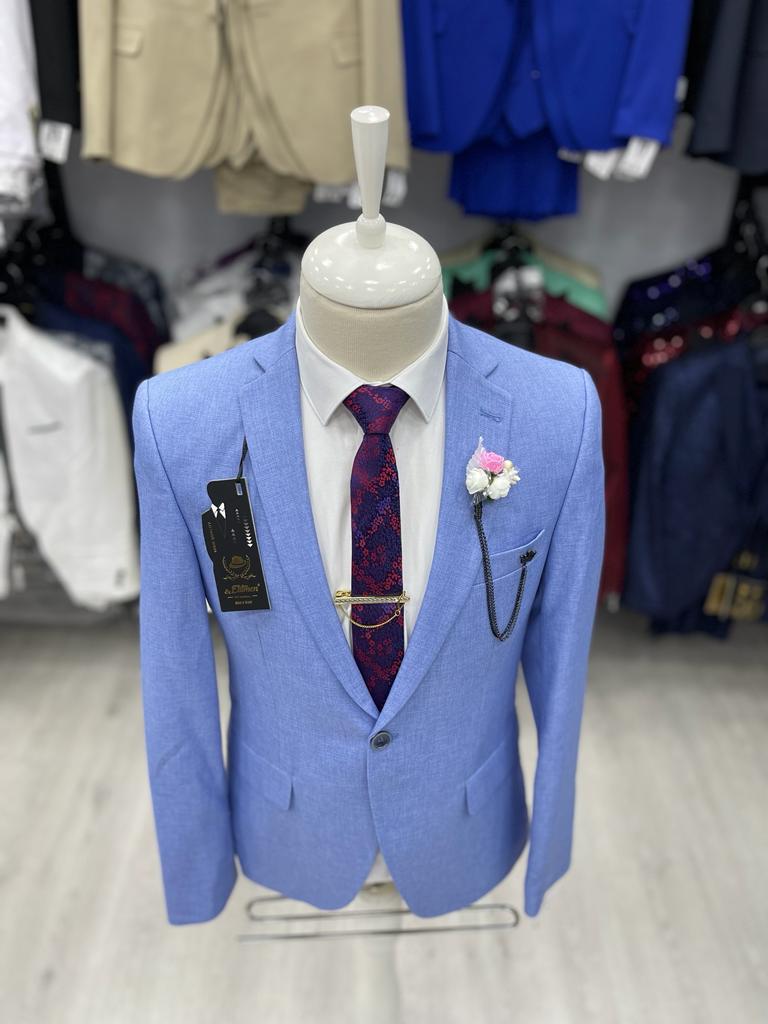 Fashion Men Blazers"Sophisticated Style: Premium Men's Blazers with Coordinated Shirts and Ties for the Modern Gentleman"