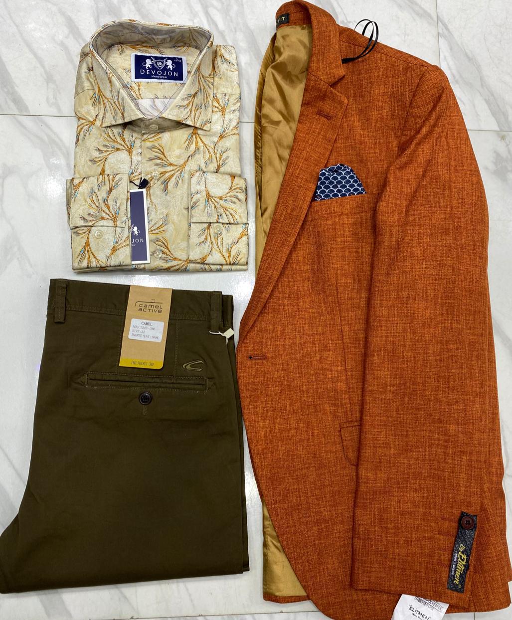 Fashion 3 pack Men Official Suit (wedding, Business-official) Blazer, Shirt and Trouser