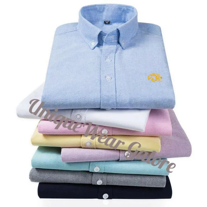 Fashion 8-Pack Official Long Sleeve Shirts – 100% Premium Cotton, Regular  Fit Design for Sophisticated Style