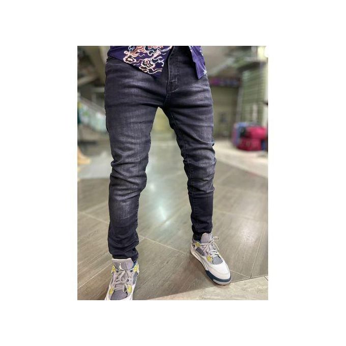 Fashion New Arrival High-Quality 3-Pack Men's Denim Jeans - Stylish and Versatile Pack of Three Premium Jeans for Casual and Semi-Formal Looks | Includes Blue, Black, and Grey Colors